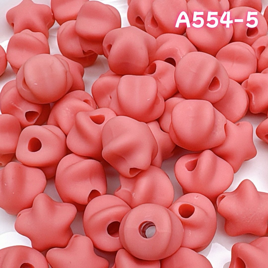 A554 手触りラバー塗装 アクリルビーズ – 高品質DIY素材でユニークなアクセサリーを作ろう つめつめ放題