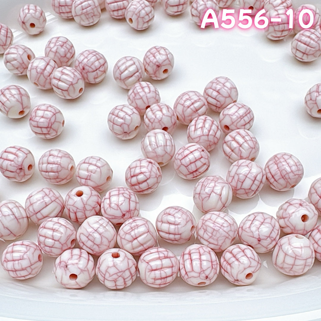 A556 桜ピンクのアクリルシリーズ – ロマンティックで柔らかなハンドメイドビーズコレクション つめつめ放題