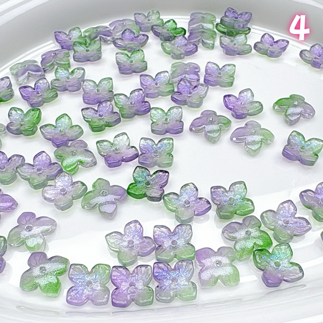 A559 瑠璃の花びら – 透明感あふれるエレガントなアクセサリーパーツ  つめつめ放題